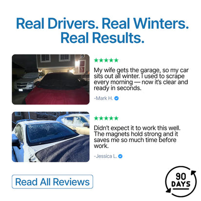 Winter Windshield Cover,Windshield Covers Ice Screen Protector,Snow Guard Windshield Cover Frost Shield, No More Frozen windshields