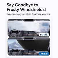 Winter Windshield Cover,Windshield Covers Ice Screen Protector,Snow Guard Windshield Cover Frost Shield, No More Frozen windshields
