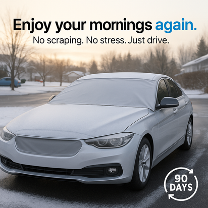 Winter Windshield Cover,Windshield Covers Ice Screen Protector,Snow Guard Windshield Cover Frost Shield, No More Frozen windshields