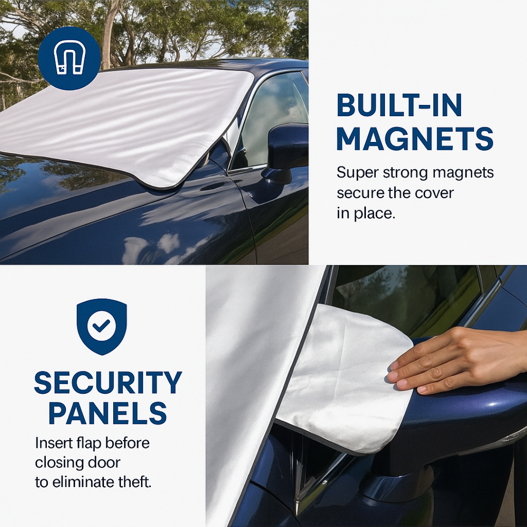 Winter Windshield Cover,Windshield Covers Ice Screen Protector,Snow Guard Windshield Cover Frost Shield, No More Frozen windshields