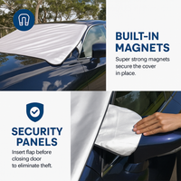 Winter Windshield Cover,Windshield Covers Ice Screen Protector,Snow Guard Windshield Cover Frost Shield, No More Frozen windshields
