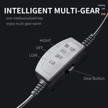 Heated Car Seat Cover 12V Heating Warmer Car Seat Cushion Auto Universal Car Seat Protector Cloak Cover Pads Set by Winter Windshield