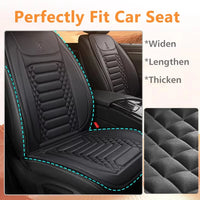 Heated Car Seat Cover 12V Heating Warmer Car Seat Cushion Auto Universal Car Seat Protector Cloak Cover Pads Set by Winter Windshield