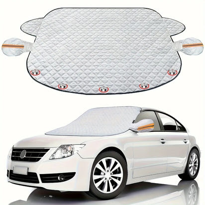 Winter Windshield Cover,Windshield Covers Ice Screen Protector,Snow Guard Windshield Cover Frost Shield, No More Frozen windshields
