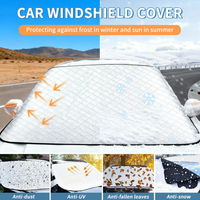 Winter Windshield Cover,Windshield Covers Ice Screen Protector,Snow Guard Windshield Cover Frost Shield, No More Frozen windshields