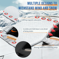 Winter Windshield Cover,Windshield Covers Ice Screen Protector,Snow Guard Windshield Cover Frost Shield, No More Frozen windshields