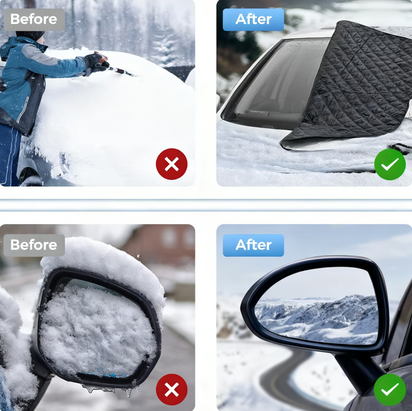 Winter Windshield Cover,Windshield Covers Ice Screen Protector,Snow Guard Windshield Cover Frost Shield, No More Frozen windshields