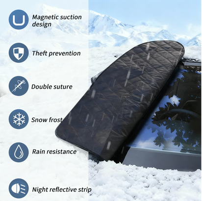Winter Windshield Cover,Windshield Covers Ice Screen Protector,Snow Guard Windshield Cover Frost Shield, No More Frozen windshields