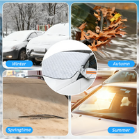 Winter Windshield Cover,Windshield Covers Ice Screen Protector,Snow Guard Windshield Cover Frost Shield, No More Frozen windshields
