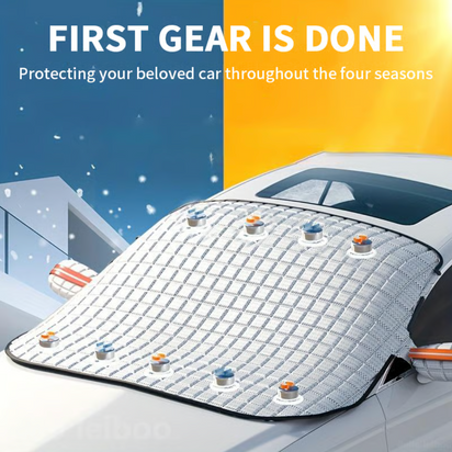 Winter Windshield Cover,Windshield Covers Ice Screen Protector,Snow Guard Windshield Cover Frost Shield, No More Frozen windshields